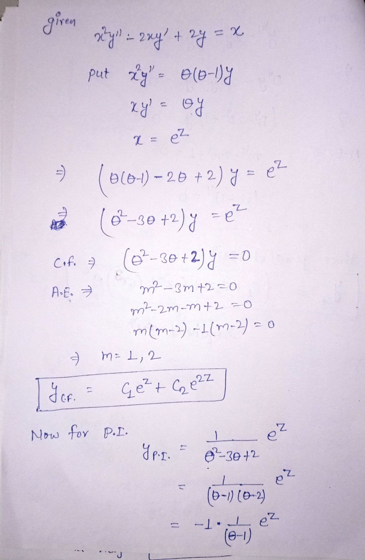 Advanced Math homework question answer, step 1, image 1